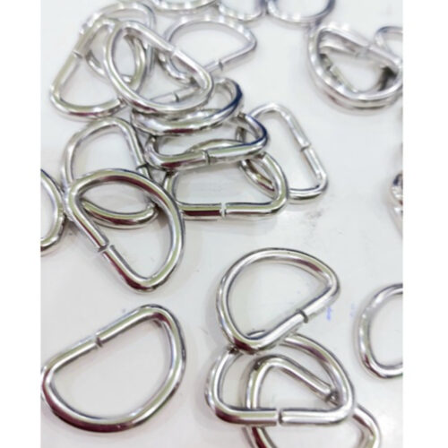 Khoen chữ D Bằng đồng thau không gỉ Màu bạc Màu vàng Màu đồng Size 30mm Bịch 10 cái