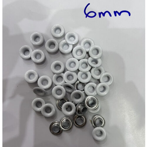 Alternative view of Khoen ore 6mm Khuy bấm giày xỏ lỗ dây dù giày thể thao Bằng Nhôm bọc sơn Nhiều màu Túi 100 cái Có long đền