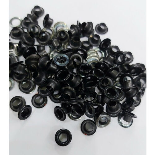 Alternative view of Khoen ore 4mm Khoen mắt cáo 4 ly Bằng thau không gỉ Khoen bọc sơn màu Khuy mắt cáo bấm vải Phụ liệu may mặc cao cấp