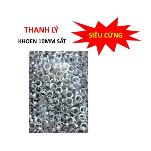 [THANH LÝ] Khoen bạt 10mm SẮT Siêu cứng Bịch 1 ký Không long đền Chuyên xài cho máy bán tự động
