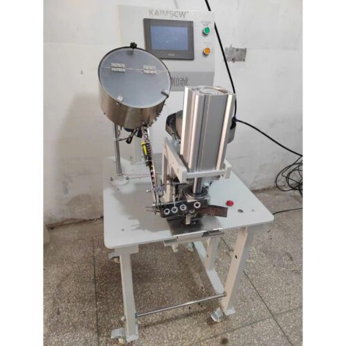 Alternative view of Máy khoen mắt cáo tự động Có đóng long đền KAIMSEW 220V/50Hz Motor khí nén Đóng khoen bạt lưới, vải làm võng