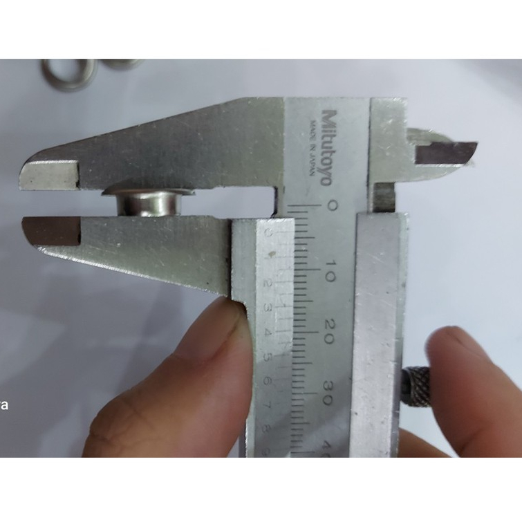Khoen ore 10mm Khoen mắt cáo 10ly Bằng Thau không gỉ(mỏng) Màu Bạc Vàng Đồng Khuy mắt cáo Bấm Vải Phụ liệu may mặc - Ảnh 5