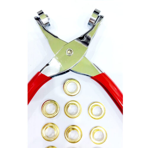 Alternative view of Kìm bấm khoen 12mm Bấm khoen lên giấy, bạt (không bấm lên vải) KÌM ĐỎ
