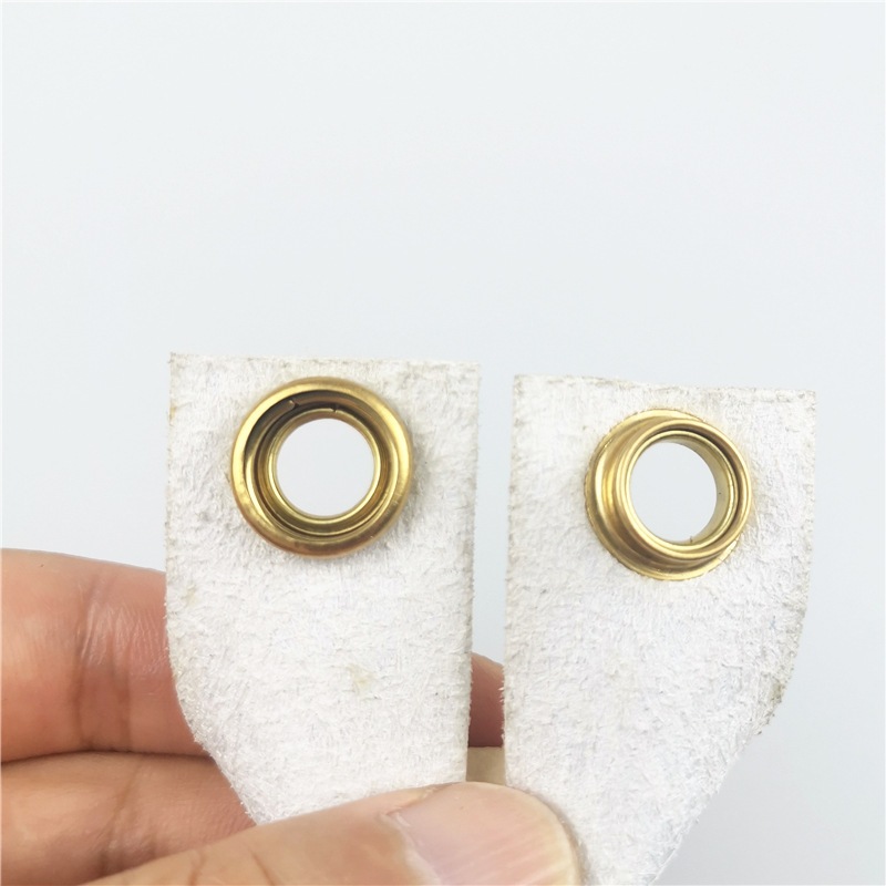 Nút bấm 4 thành phần dạng khoen mắt cáo Size 14mm Bằng đồng thau không gỉ sét - Ảnh 3