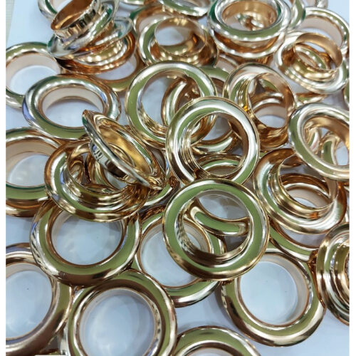Khoen ore 20mm Khoen mắt cáo 20 ly Bằng INOX không gỉ MÀU VÀNG Khuy mắt cáo bấm vải Phụ liệu may mặc cao cấp