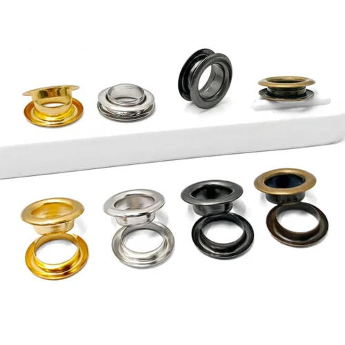 Khoen ore 6mm Khoen mắt cáo 6 ly Bằng Thau không gỉ Khuy mắt cáo bấm vải Phụ liệu may mặc cao cấp